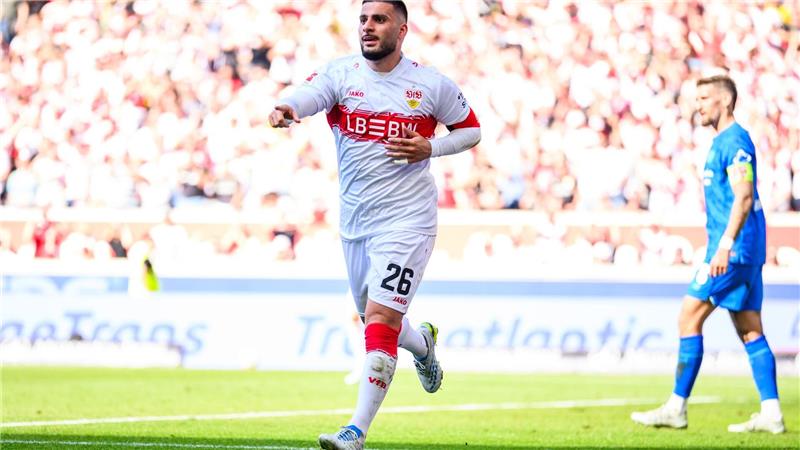 Torjäger Deniz Undav bleibt beim VfB Stuttgart. (Archivbild)
