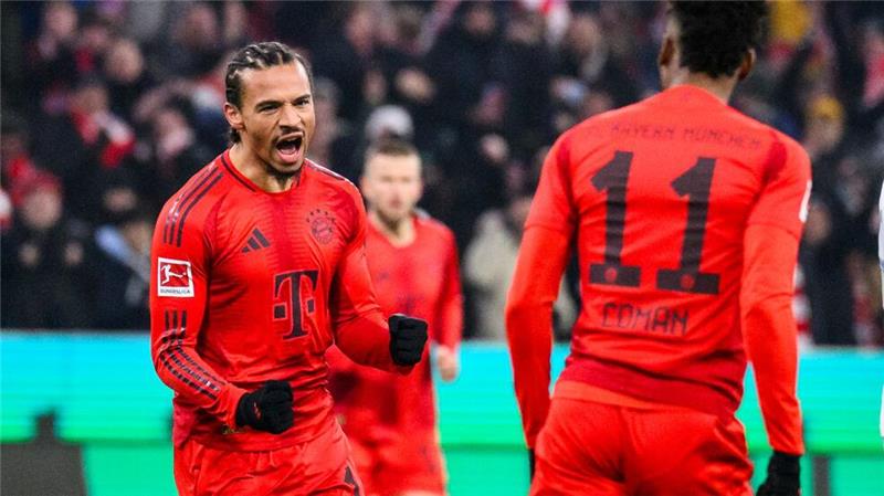 Doppelpacker Sané zündet bei Bayerns Torfest Torschütze zum 1:0 - Leroy Sané (l).