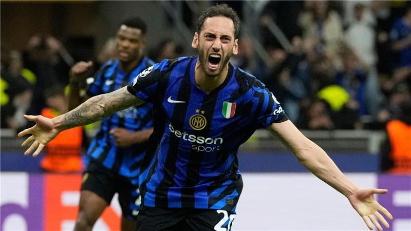 Torschütze zum 2:0 für Inter: Ex-Bundesliga-Profi Hakan Calhanoglu.