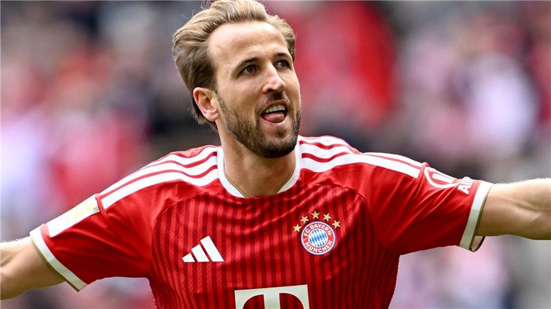 Torschützenkönig Harry Kane vom FC Bayern traf auch am letzten Spieltag der Saison.