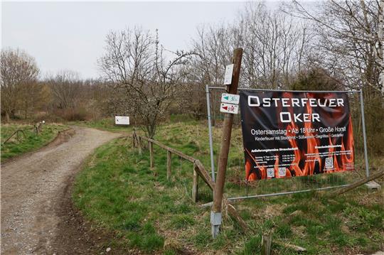 Traditionell wird am Karsamstag das Osterfeuer auf der Großen Horst in Oker entzündet. Einlass ist bereits ab 18 Uhr, zum Beginn der Dunkelheit werden die Flammen dann lodern. Foto: Epping