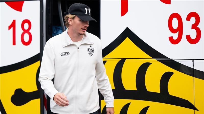 VfB geht weiter fest von Woltemade-Verbleib aus Trägt vorerst weiter VfB-Dress: Nationalstürmer Nick Woltemade.