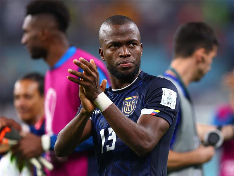 Traf bei der WM in Katar bereits drei Mal: Ecuadors Enner Valencia.