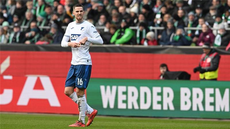 Traf gegen seinen Jugendverein Werder: Hoffenheims Anton Stach. 