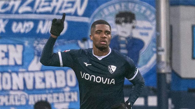 Leipzig verspielt 3:0 gegen Bochum: Boadu trifft dreimal Traf gleich dreimal für den VfL: Myron Boadu.