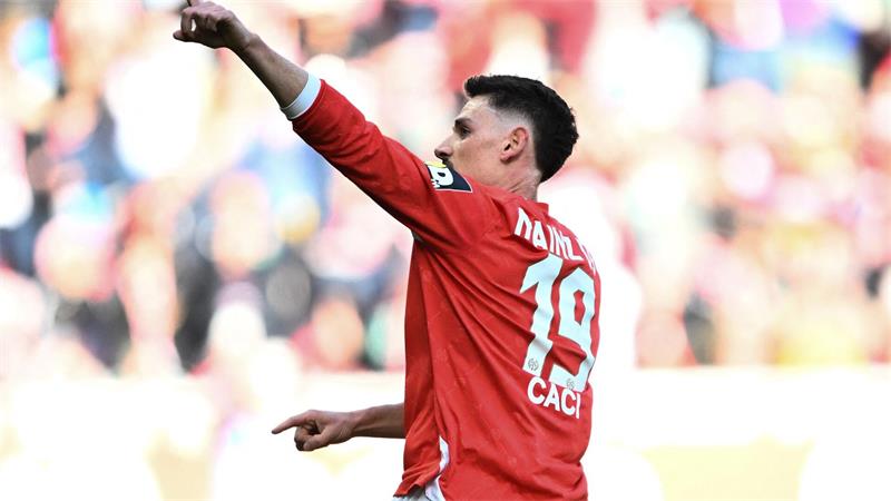 Füllkrug-Doppelpack: Bremen verlängert Mainzer Heimfluch Traf vor der Pause zum Anschluss für Mainz: Anthony Caci.