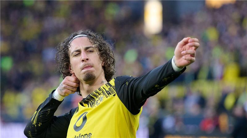 Traf zum 4:0 für Dortmund: Fabio Silva.