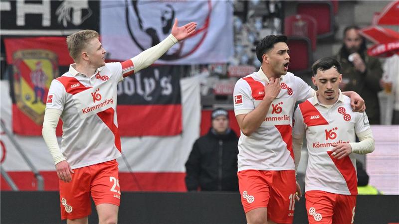 Traf zur Mainzer Führung gegen Freiburg: Nationalspieler Jonathan Burkardt.