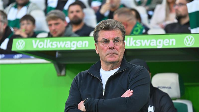 Trainer Dieter Hecking vom VfL Wolfsburg.