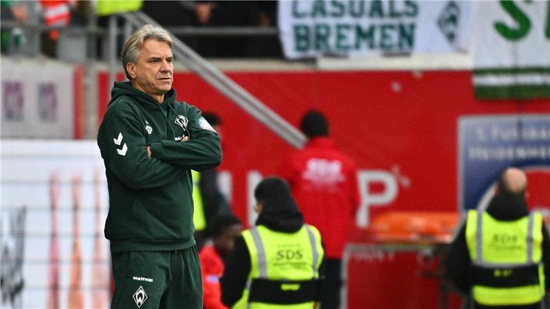Steffen lobt Werder-Training vor Duell gegen Union Berlin Trainer Horst Steffen und Werder Bremen empfangen Union Berlin