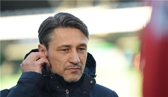 Trainer Niko Kovac vom VfL Wolfsburg beim Interview.