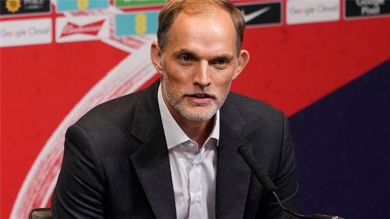 Tuchel zur Ausländer-Debatte: Habe nur einen deutschen Pass Trainer Thomas Tuchel wurde als neuer Nationaltrainer Englands vorgestellt.