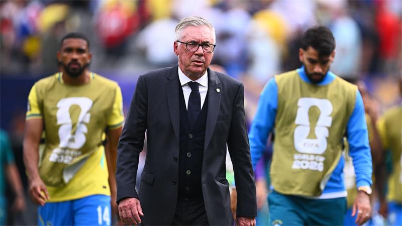 Trainer beim frühesten WM-Aus Brasiliens seit 36 Jahren: Carlo Ancelotti.