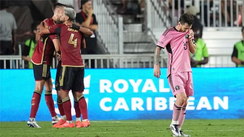 Trauriges Aus für Messi. 