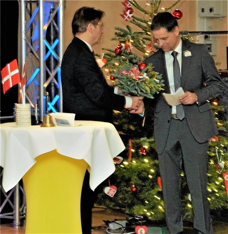 Treffen Deutsch-Dänische Gesellschaft Honorarkonsul gratuliert Uwe Langnickel