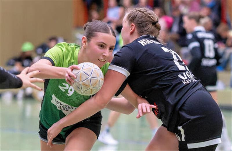 Landesliga-Damen klettern auf Rang zwei Trotz Doppelbelastung mit einer starken Leistung: Hannah Maibaum von der HSG Langelsheim/Astfeld.