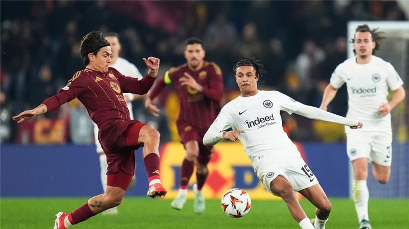 Trotz Niederlage: Frankfurt löst Ticket für Achtelfinale Trotz Niederlage bei AS Rom steht Eintracht Frankfurt im Achtelfinale der Europa League.