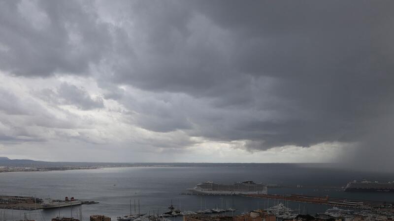 Trotz Warnstufe Orange hielten sich die Niederschläge am Mittwoch auf Mallorca in Grenzen. (Foto Archiv)