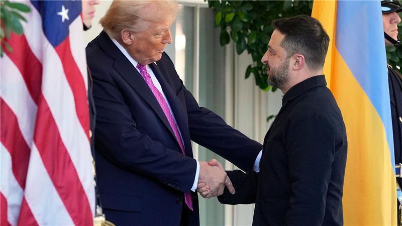Die großen Fragezeichen nach dem Selenskyj-Trump-Treffen Trump appelliert an Russland und die Ukraine.