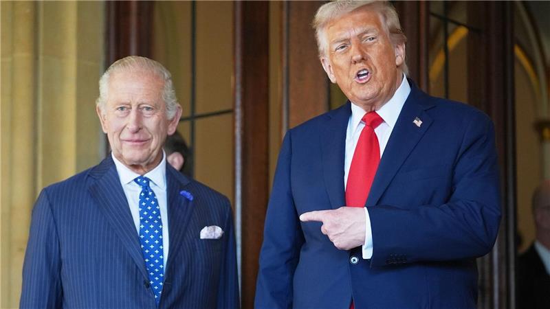 Trump bezeichnet den König als „Freund“. (Archivbild)