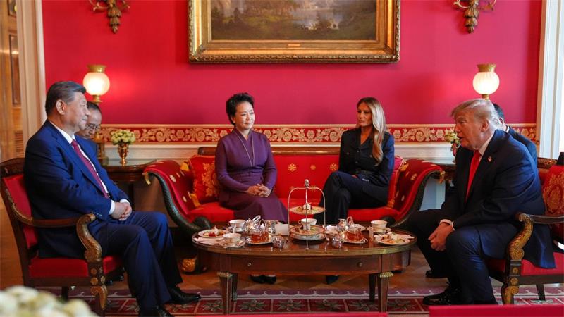 Trump empfängt Xi zum Tee.