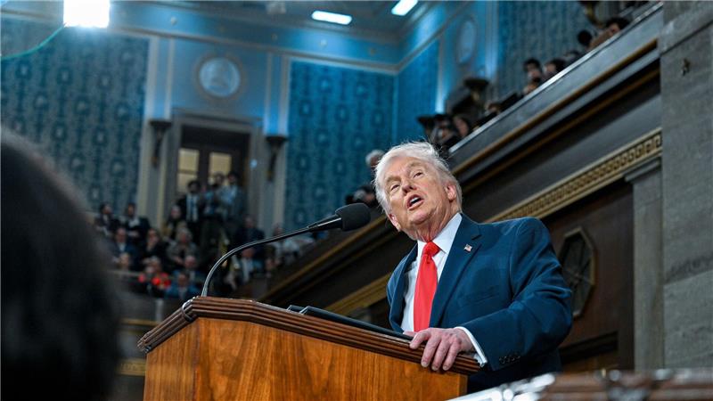 Trumps Rede zur Lage der Nation: Was er sagte und was nicht Trump fand in seiner Rede wie so viel Lob für die eigene Politik.