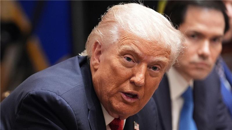 Trump geht von Rebellen innerhalb der Hamas aus. 