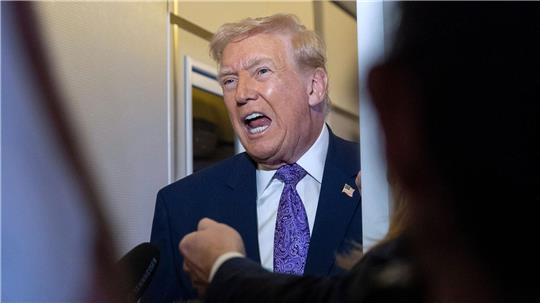 Trump gibt sich mit Blick auf ein Abkommen für ein Kriegsende optimistisch.