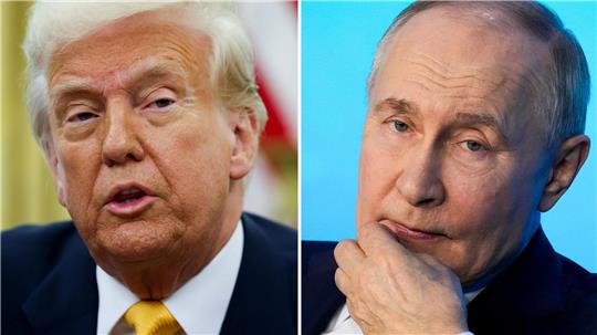 Trump hat mit Putin über das umstrittene iranische Atomprogramm gesprochen - und bringt dessen Einmischung in die Gespräche darüber ins Spiel. (Illustration)