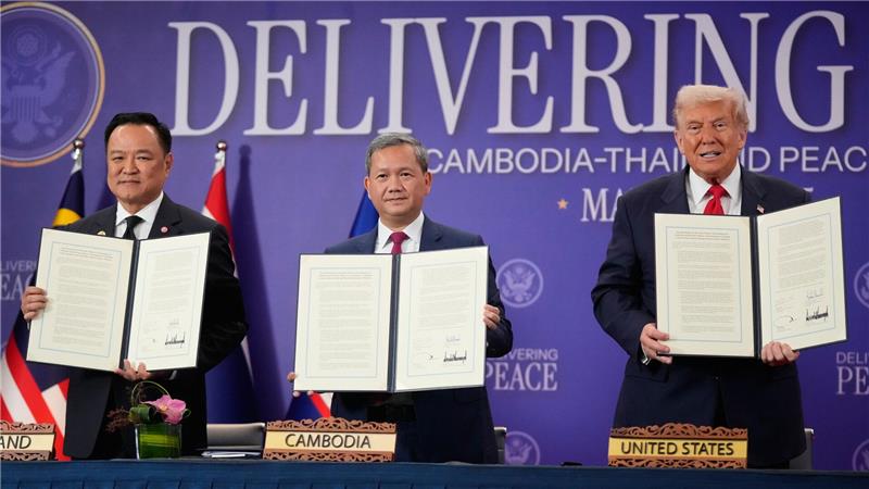 Trump hatte Thailand und Kambodscha zu dem Friedensabkommen gedrängt.