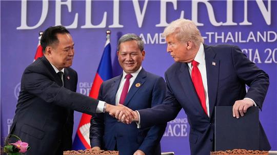 Thailand und Kambodscha besiegeln Frieden – Trump vermittelt Trump hatte schon im Juli in dem Konflikt vermittelt.