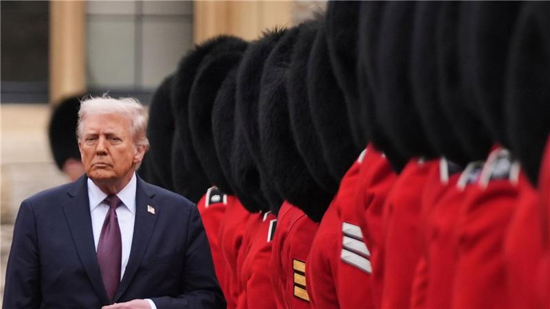 Worte ohne Taten? Trump ließ sich in Großbritannien feiern Trump ist ein Fan der britischen Monarchie.