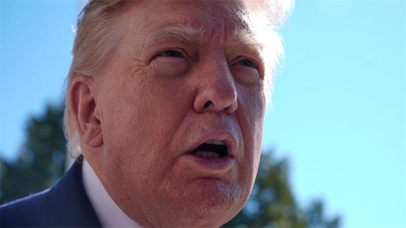 Trump richtet eine Warnung an die Huthi-Miliz.