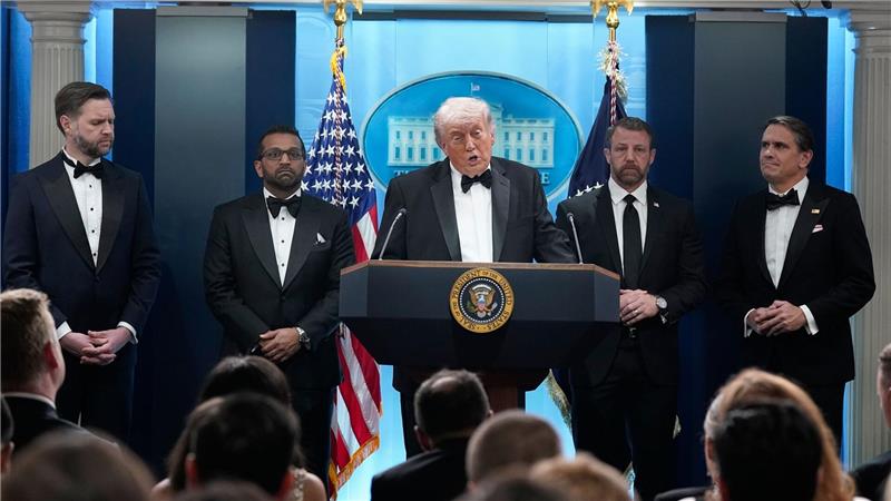 Trump rief nach dem Vorfall zu Versöhnung auf.