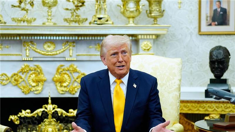 Trump sieht die Kriegsziele als bald erfüllt an. (Archivbild)