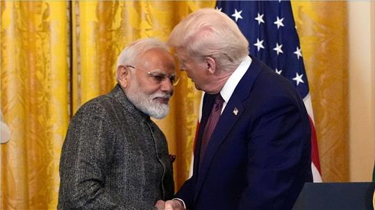 Trump spricht nach einem Telefonat mit Modi von einem Handelsdeal. (Archivbild)