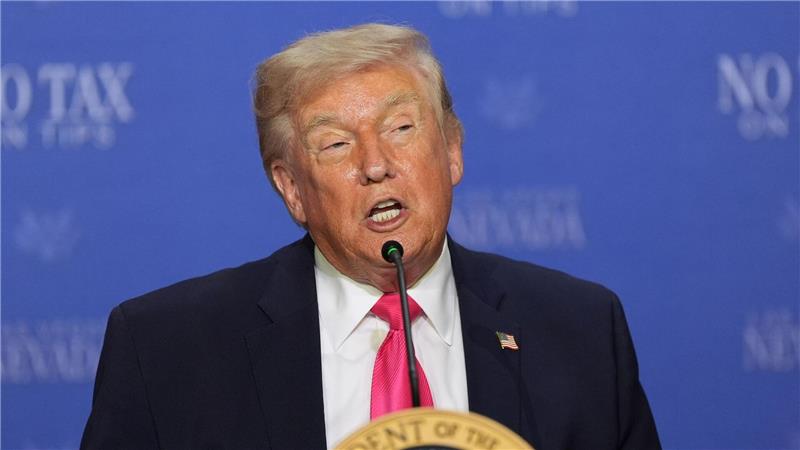 Trump spricht von einem möglichen historischen Tag. 