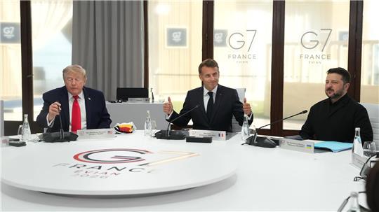 Trump und Selenskyj treffen sich auf dem G7-Gipfel.