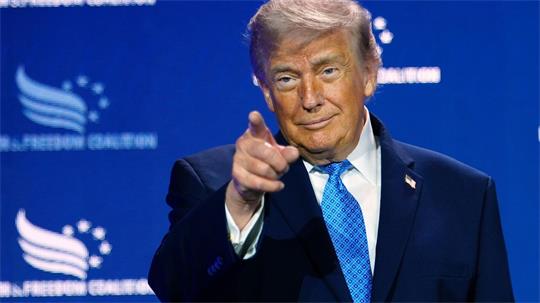 Trump verdiente Hunderte Millionen mit Krypto-Geschäften. (Archivbild)