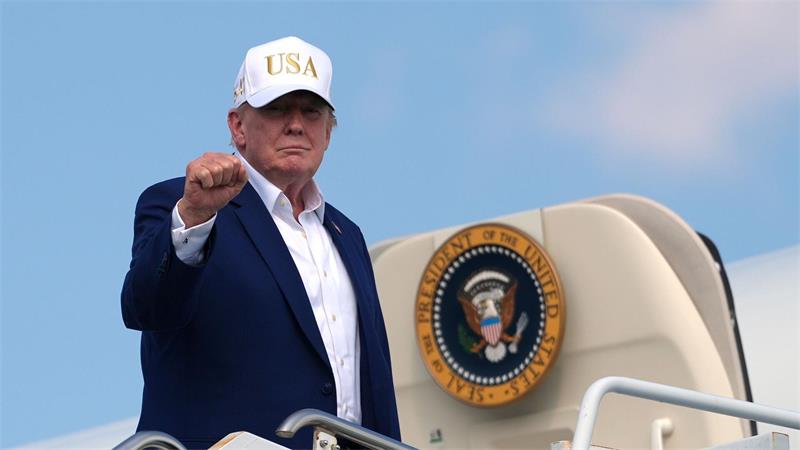 Trump vergleicht das diplomatische Tauziehen mit dem Iran mit einem Schachspiel. 
