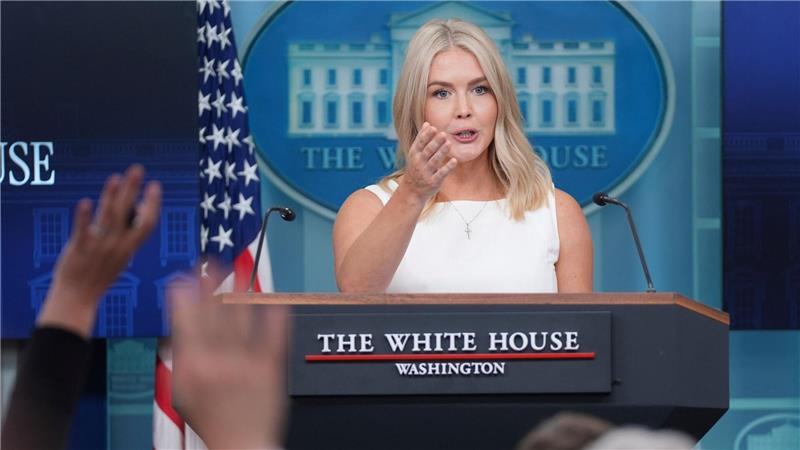 Trumps Sprecherin Karoline Leavitt stellt klar, dass die Visa-Gebühr nicht jährlich erhoben wird. 