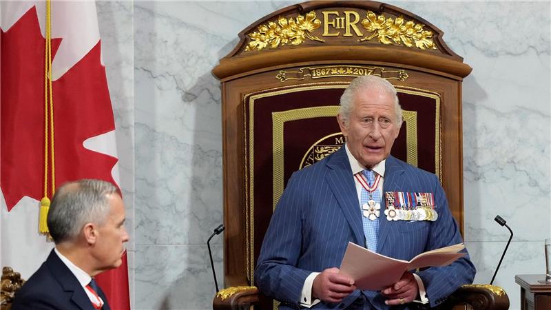 Trumps Sticheleien in Richtung Kanada dürften dem britischen König kaum gefallen. (Archivbild)
