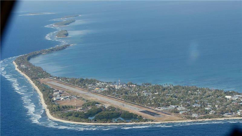 Hälfte aller Bewohner von Tuvalu will nach Australien ziehen Tuvalu könnte in 100 Jahren im Meer versunken sein. (Archivbild)