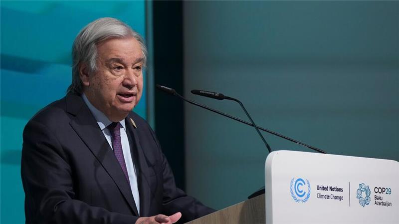 Verrat oder Fortschritt? Klimagipfel endet nach Verlängerung UN-Chef Guterres fand mahnende Worte: „Zusagen müssen schnell zu Bargeld werden.“