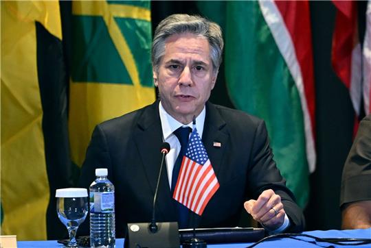 US-Außenminister Antony Blinken beriet in Jamaikas Hauptstadt Kingston mit Regierungschefs der Karibik über die Situation in Haiti.