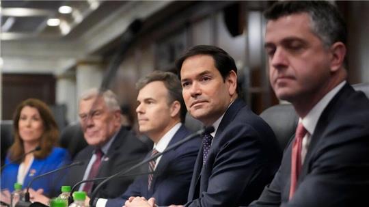 US-Außenminister Rubio hat sich mit Präsident Mulino getroffen.