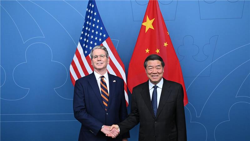 US-Finanzminister Bessent und Chinas Vize-Premier Li hatten bereits zuvor die Handelsgespräche geführt. (Archivbild)