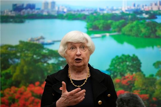 US-Finanzministerin Janet Yellen ist für Gespräche in China.