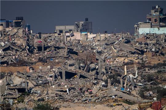 US-Medien zufolge sind 70 Prozent der Häuser im Gazastreifen beschädigt oder zerstört.