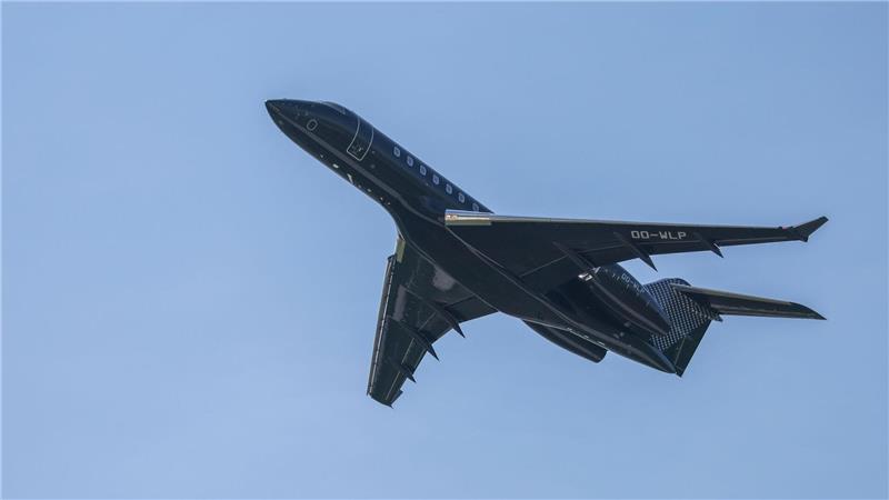 US-Präsident Donald Trump droht Kanada mit einem neuen Strafzoll, was wohl vor allem den Flugzeughersteller Bombardier treffen würde. (Symbolbild)